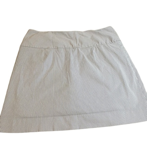 S.C. & Co Skirt Skort 360 Tummy Control Size XL Blue White Striped - Picture 2 of 10
